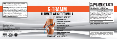 G-TRAMM: Ultimate Weight Formula 60 caps