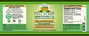 EF CBD Oil Extract Capsule 25 mg (30 Count)